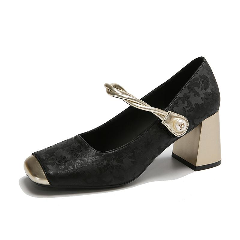 Mode Damen High Heels Schuhe Mary Jane Elegante Sandalen Mode Flach Sommer Damen Pumps 2025 Neu Designer Luxus Zapatillas De Mujer