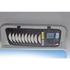 Napolex Car Sun Visor Storage Holder Card Parking Ticket Holder Side Insert Type Holds 10 CDs/DVDs Uses Special Scratch-Resistant Material Fizz-1089