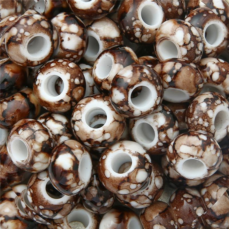 

Акриловые цветы и жемчужные бусины-семена - аксессуары для рукоделия для изготовления серег и браслетов.