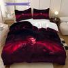 Mystery Lucifer Bedding (1 * duvet cover + 2 * pillowcase, without core) 2D Flat Duvet cover and pillowcase Christmas birthday gift Bedding set