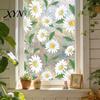 Removable Heat Control Film Sun Catcher Static Window Film, Flower Butterfly Self-Adhesive Glass Sticker, Decorative Privacy Screen for Windows Cling