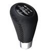 Abfer shift knob PU lever handle shifter vehicle car interior 6-speed - automatic/manual accessories, (black)