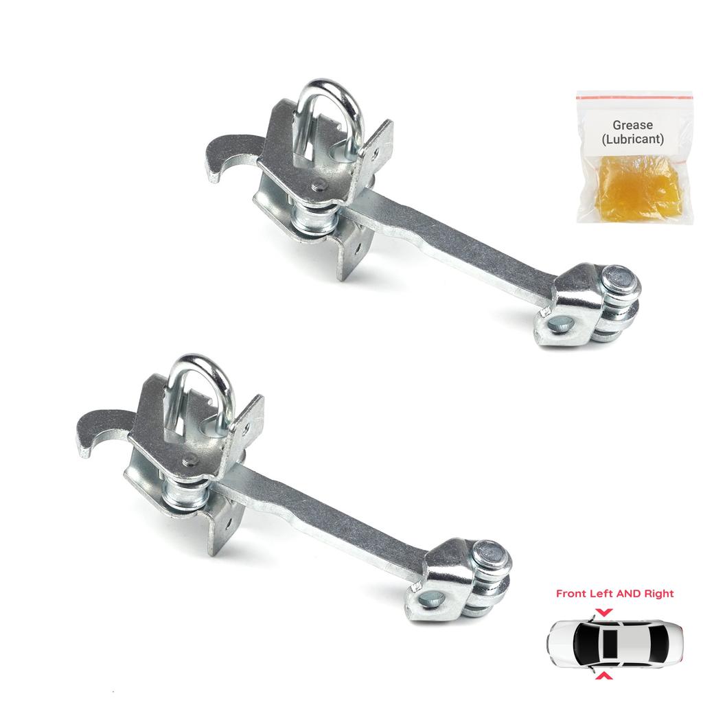 BDP721-1 2 Pieces Front Left AND Right Door Hinge Stop Check Strap Limiter for Vauxhall Opel Corsa C X01 Combo C Tigra B TwinTop 160256