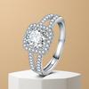 Copper Ring Shining Exquisite Classic For Women -Copper Wedding Simple Jewelry Engagement Gifts Fashion Party Ring