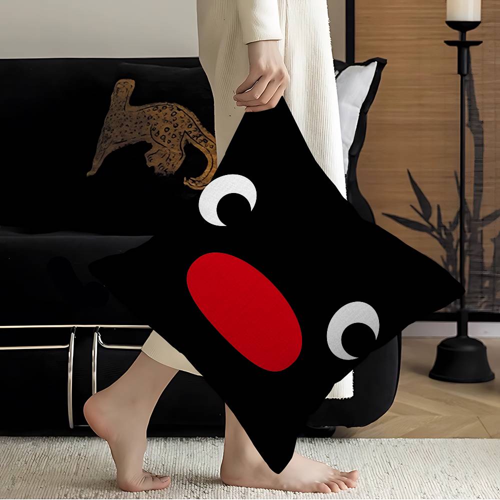 Cartoon Cute Pingu Penguin Anime Cushion Cover Inches Farmhouse Decor Home Throw Pillow Covers For Couch Decorations