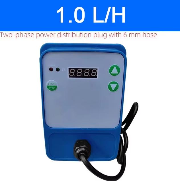 Mini Dosierpumpe Elektromagnetische Membran Dosierpumpe Mikro Säure Alkali Elektrische Membranpumpe Abwasserbehandlung Dosierpumpen