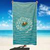 Striking Underwater Shark Swirl Beach Towel Large Quick-Drying Absorbent Lightweight Sand-Resistant Towel for Beach Summer