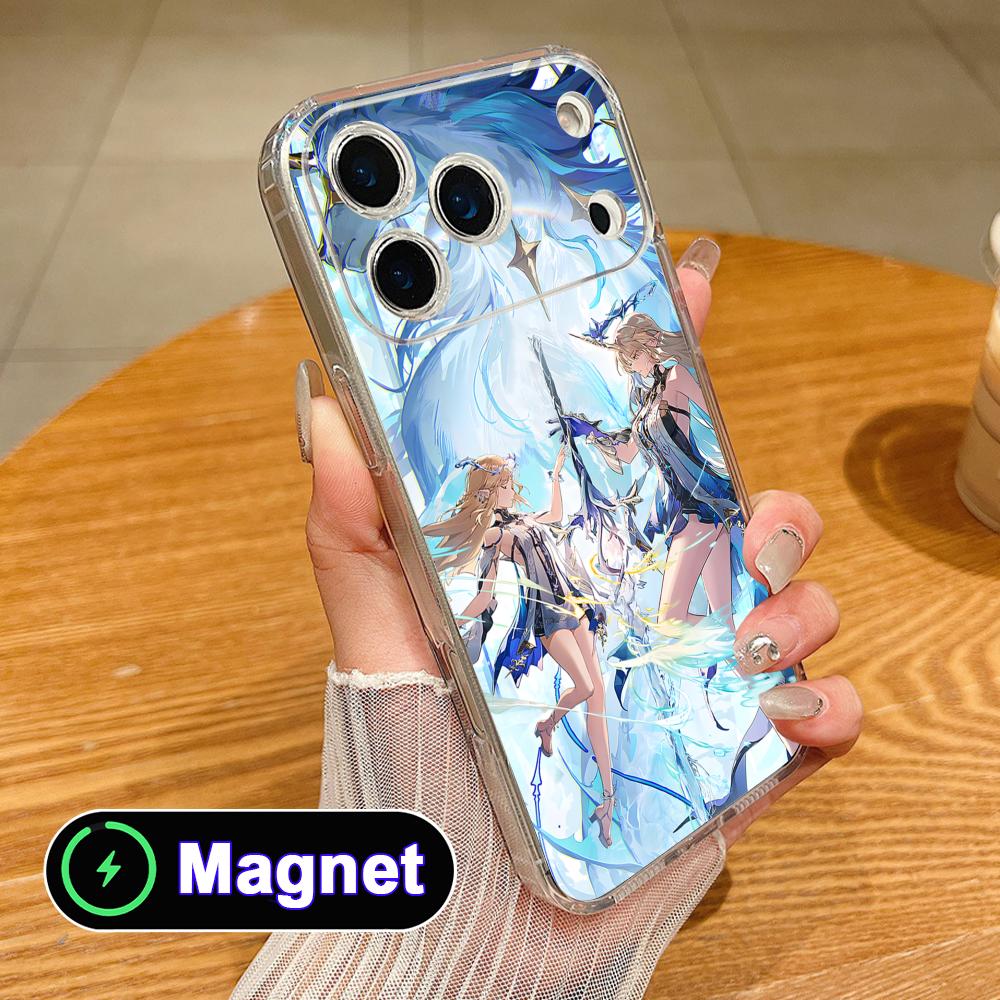 

Wuthering Waves Fleurdelys Phone Case for iPhone 17 16 15 14 13 12 11 Air Pro Max Plus Mini Soft TPU Clear Magsafe Cover iPhone 11 Pro Max