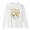 Vivay Fluent In Fowl Language Funny Novelty Chicken Lover T Shirt for Women s vintage Washed fashion streetwear Breathable