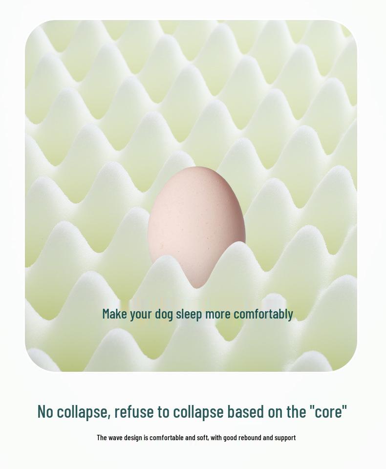 All-Season Bite-Resistant Pet Mat: Washable Non-Slip Dog & Cat Cushion