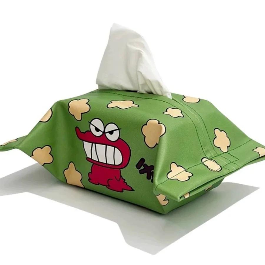 Cartoon Tissue Box, Crocodile Biscuit Tissue Box, Living Room Car Desktop Drawer, Stationery Storage Box