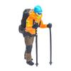 Realistic Hiking People Figure Model 1:64 Scale Hand Painted Miniature Figures for Dioramas Props,Photography Collectors