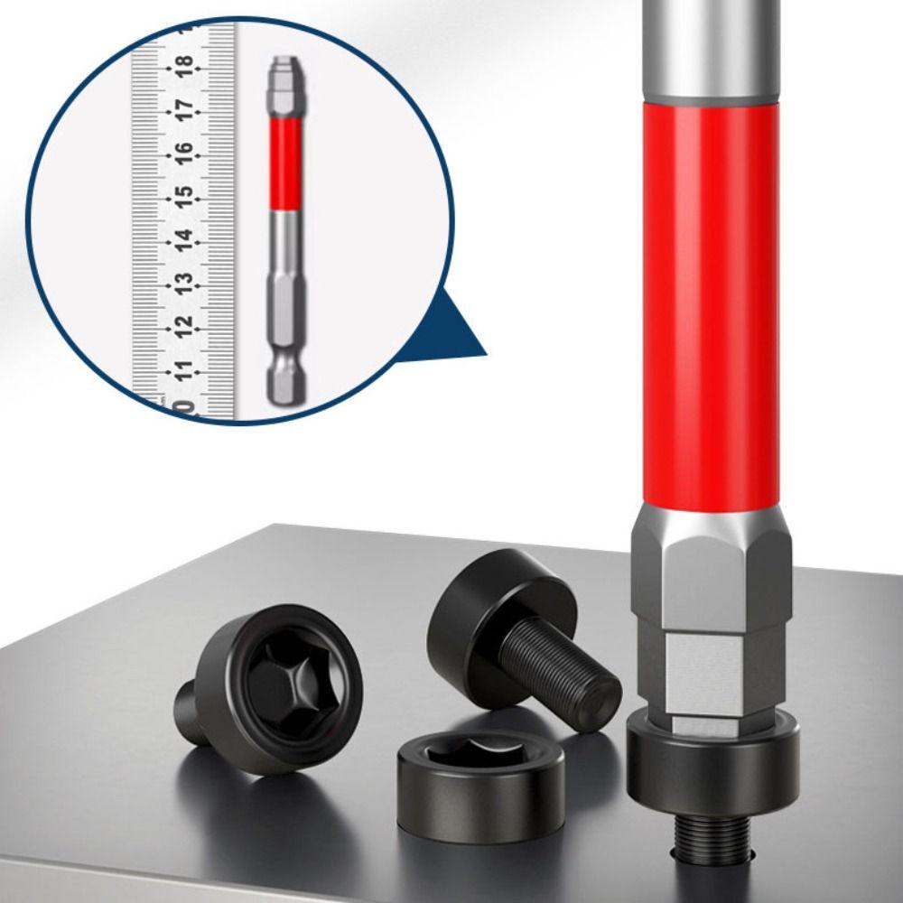 Magnetic Hexagonal Screwdriver Bit Pagoda-Shaped High Hardness Electric Screwdriver Bits S2 Alloy Steel Non-slip