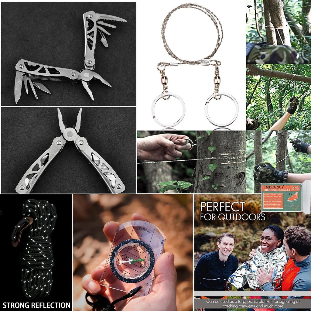 Tactical First Aid Kit In The Car Acessories Survival Kits Camping Equipments Medical Bag Self-defense EDC Pouch Ifak