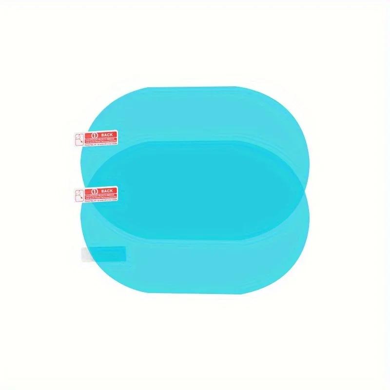 2 Stück Regendichte Auto Rückspiegel Aufkleber Antibeschlag Schutzfolie Regenschutz