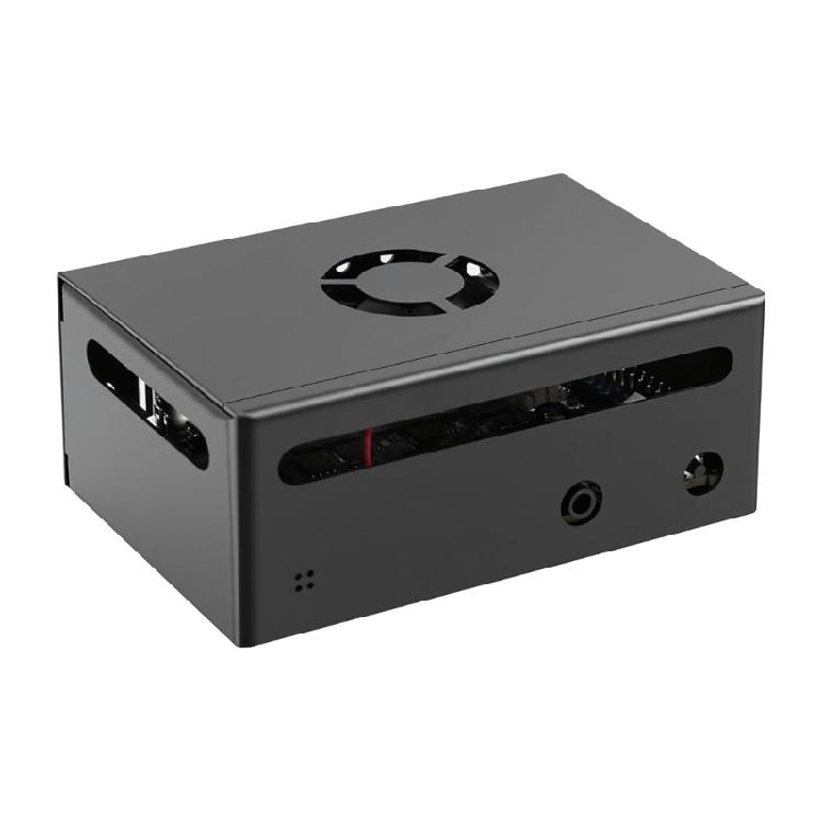 Metal Cover Heavy Duty Passive Cooling Metal Case for RV2 N516 with Cooling Fan Heatsink Expansion Board