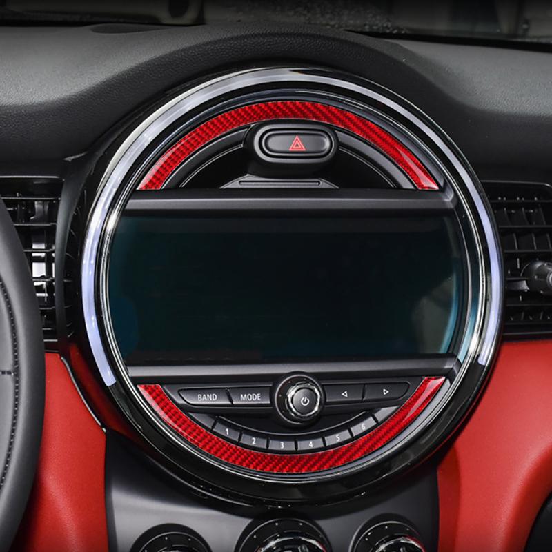 Car Central Control Decorative Sticker Frame For Mini Cooper JCW F54 F55 F56 F57 F60 Countryman Clubman Interior Accessories