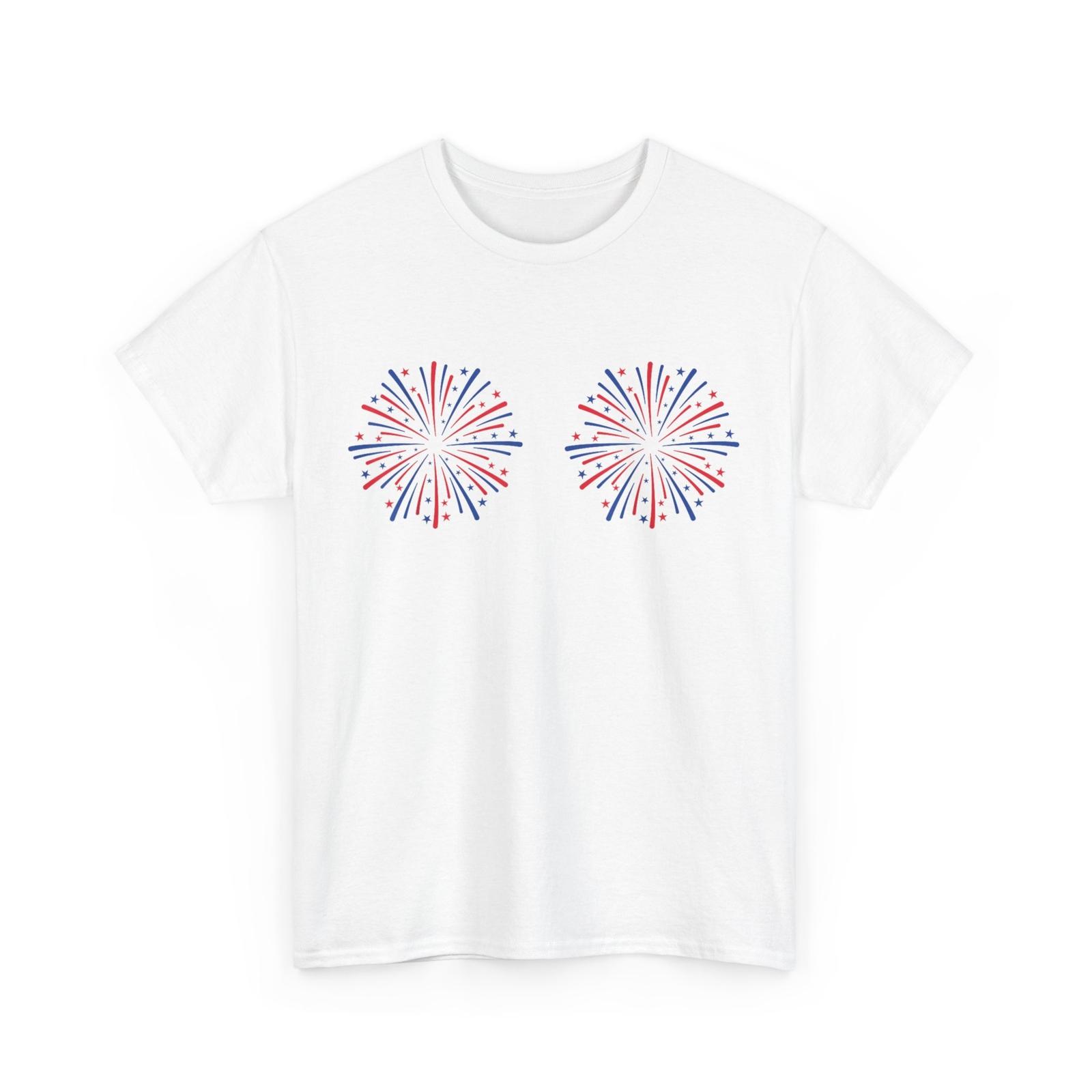4th of July T-Shirt, Fireworks Fourth of July Celebration T-Shirt XXXXL
