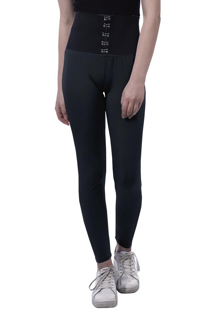 Moomaya High Waisted Yoga Pants For Women Corset Style Trendy Workout