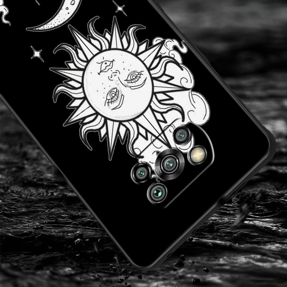 Sun Moon Angel Eyes Phone Case For Xiaomi Mi Poco X3 NFC M3 F4 F3 M4 X4 Pro 5G Note 10 12 Lite 11 11T 10T 13 12T Pro 9T Cover