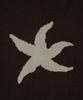 THE COLDEST MOMENT Tcm Starfish Logo Knit Hoodie (Brown)
