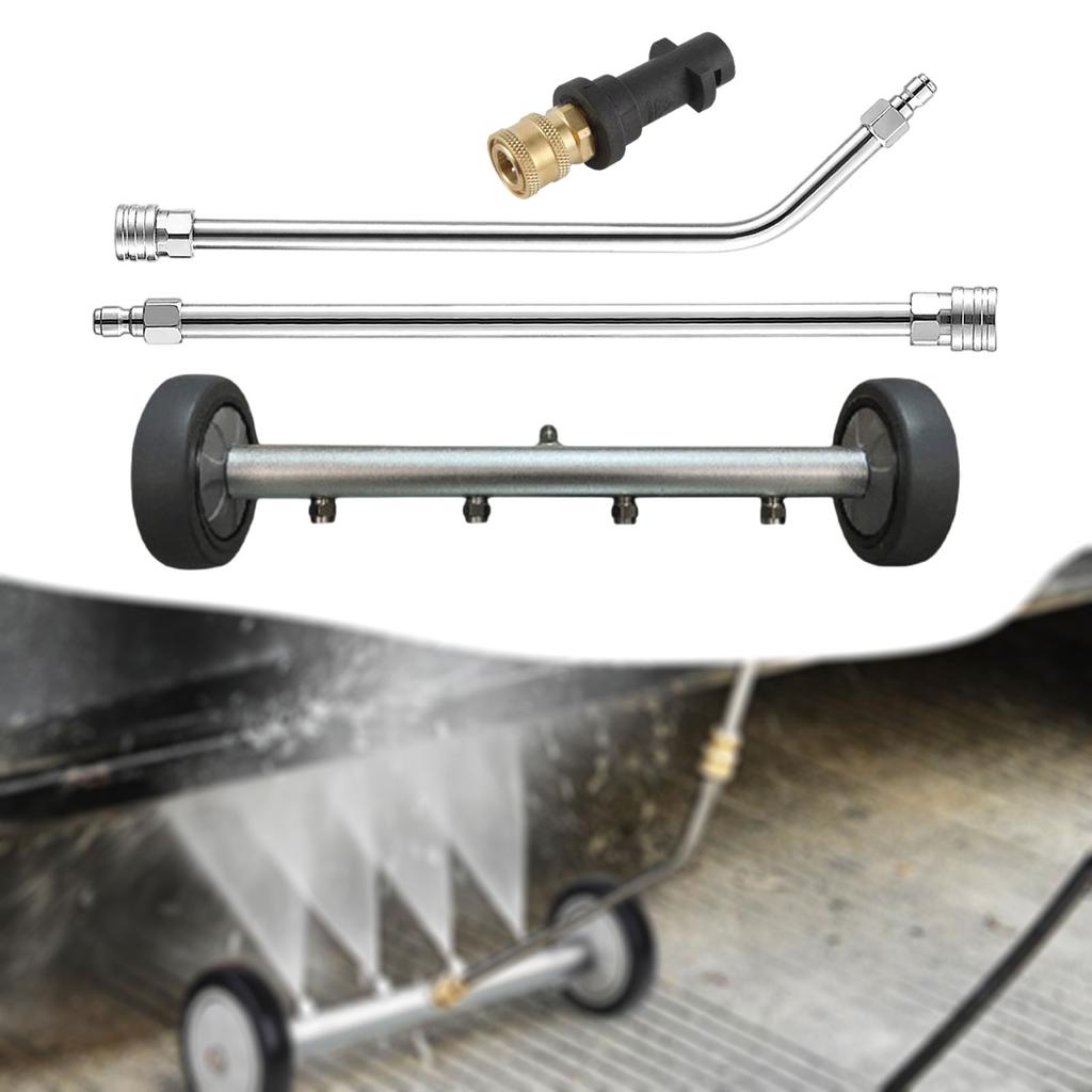 Pressure Washer Car Accessories Sturdy Undercarriage Sprayer Water Broom 4000 PSI for Truck SUV RV Cars Washing Vehicle Supplies