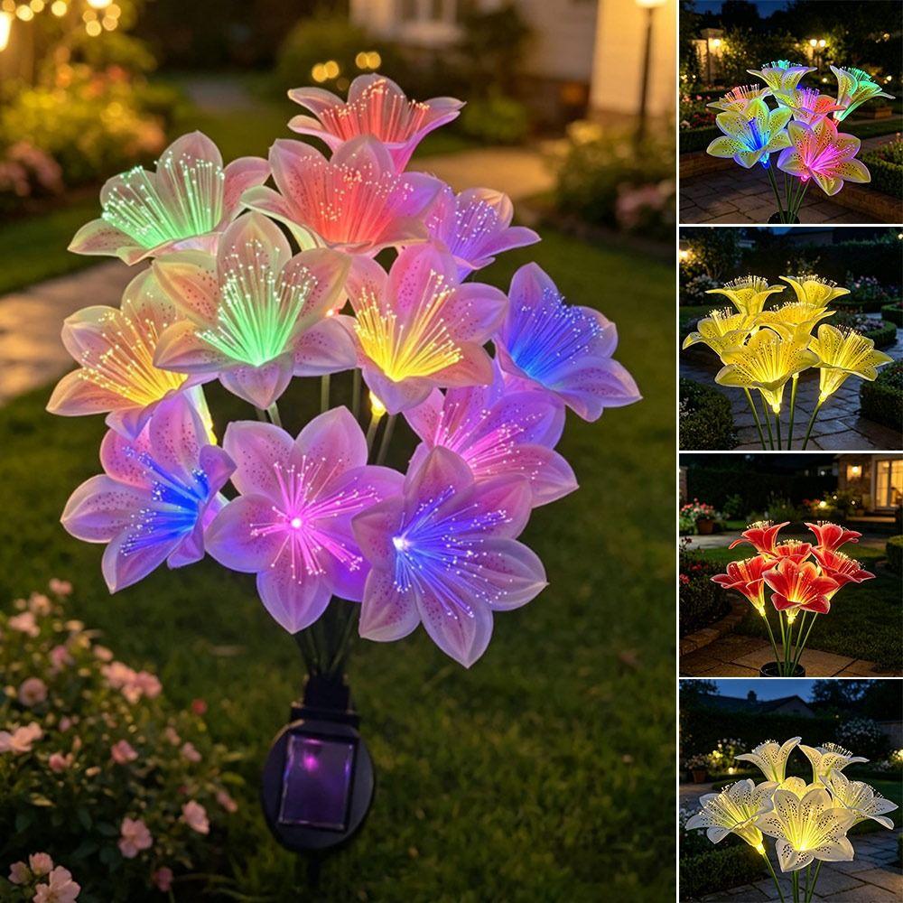 Solar Powered Solar Garden Light LED Simulated LED Solar Lamp Garden Courtyard