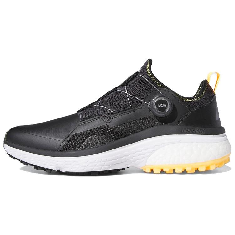 new Adidas Solarmotion Boa Golf Shoes 'Core Black Dark Silver Metallic'