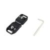 Studio Grade 1/4In Foldable Camera Mount Plate 180° Rotating Damping System For Stable Photography