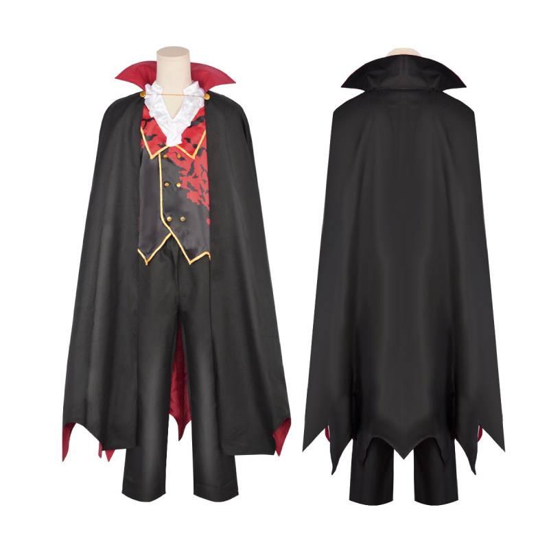 Halloween Vampire Cosplay Costume Full Set Horror Vampire Role Play Outfit