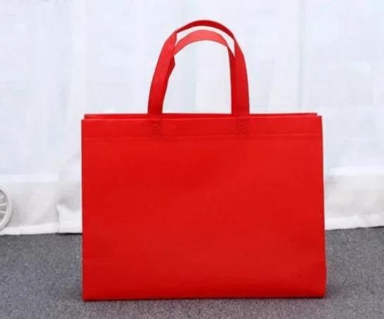Women Foldable Shopping Bag Reusable Eco Large Handbag Fabric Non-woven Shoulder Bags Tote Grocery Tote Bags Pouch