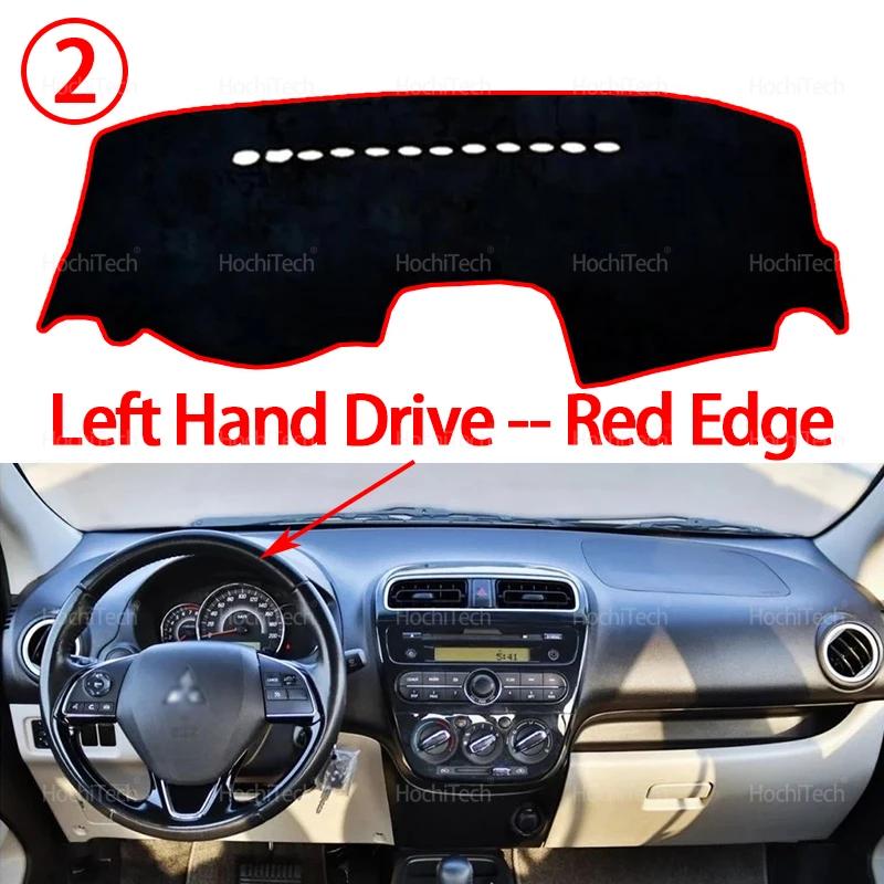 Car Dashboard Cover Avoid Light Pad Instrument Platform Cover Mat Carpet For Mitsubishi Attrage Space Star Sedan A00 A10 2012-on