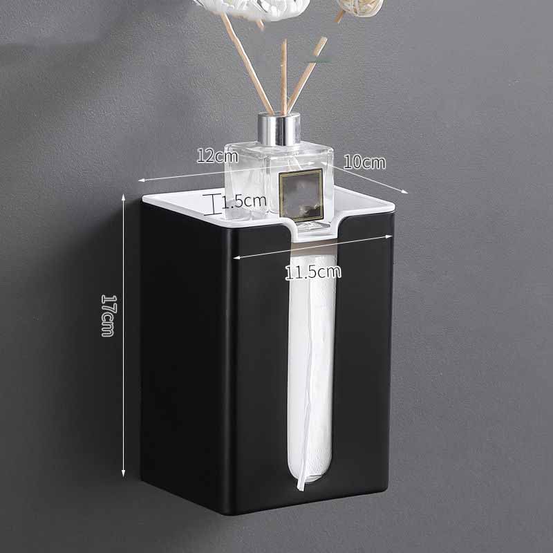 

Коробка для серветок без перфорації Настінна шухляда для паперу Кухня Туалет Багатофункціональна коробка для зберігання Ящик для паперу 1PC