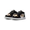 Air Jordan 1 Low ALT SE BT Gold Toe Baby-Sneaker Schwarz Metallic-Gold Weiß DZ6319-071