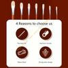 7Pcs Artist Paint Brush Bristle Paintbrush Handle Paint Brush for Oil Acrylic Watercolor Gouache Painting 55KF