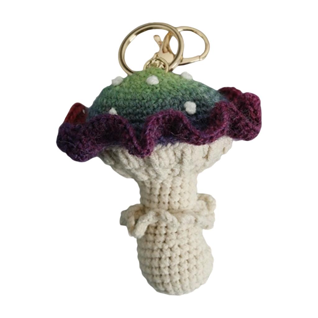 Knitted Keychain Cute Crochet Key for Bag Decoration