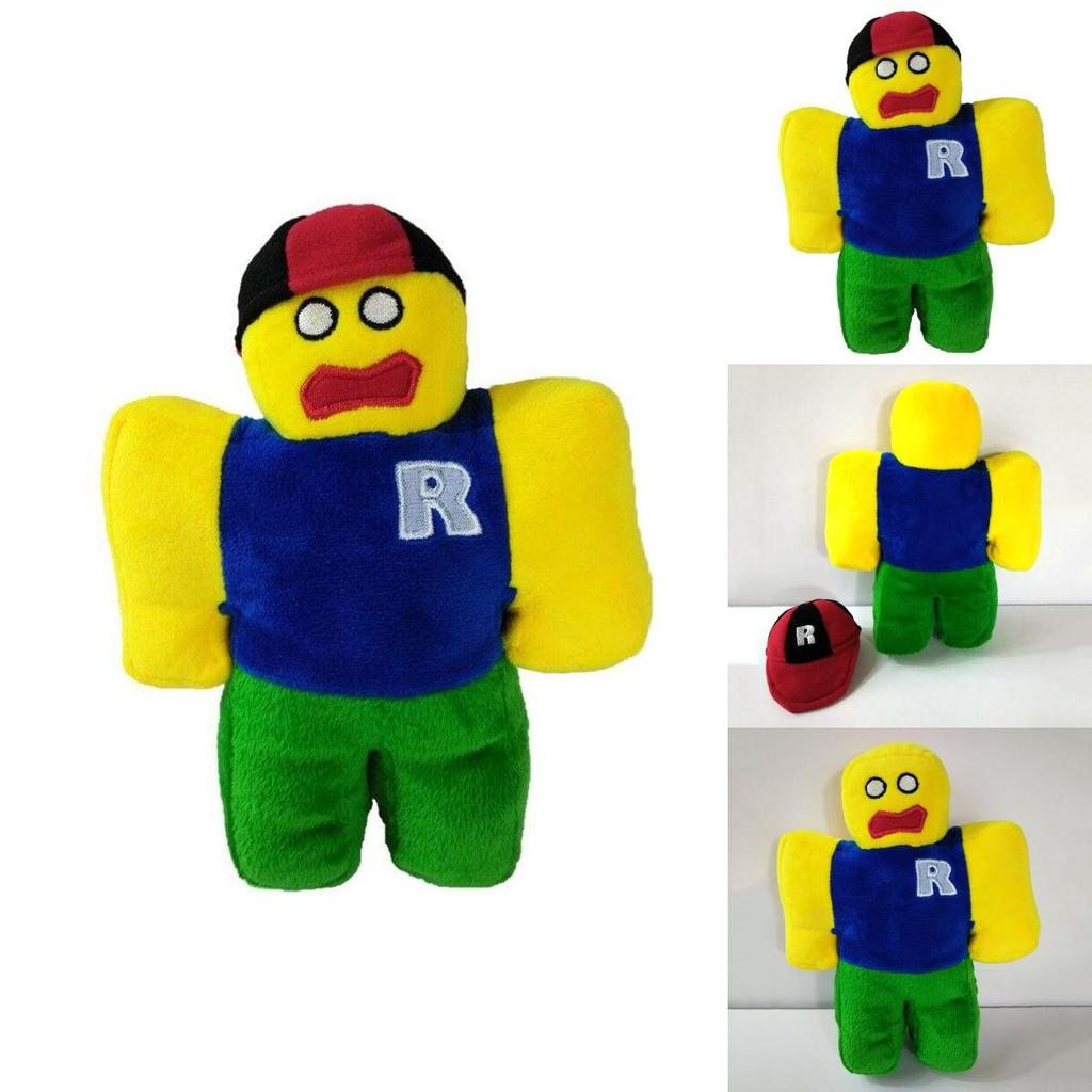 New Classic Roblox Plush Soft Stuffed Doll With Removable Roblox Hat For Kids Xmas Gift