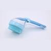 Extended Handle Pressing Liquid Shampoo Head Brush Bath Brush Shower Brush Massage Comb Silicone Bath Brush Pet Grooming Brush