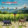 360° Solar-Powered Animal Repeller with Motion Detection for Farms and Ponds
