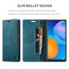 For Huawei Y7a/Huawei P Smart 2021 Wallet Case AUTSPACE A01 Leather Stand Cover with RFID Blocking Card Holder