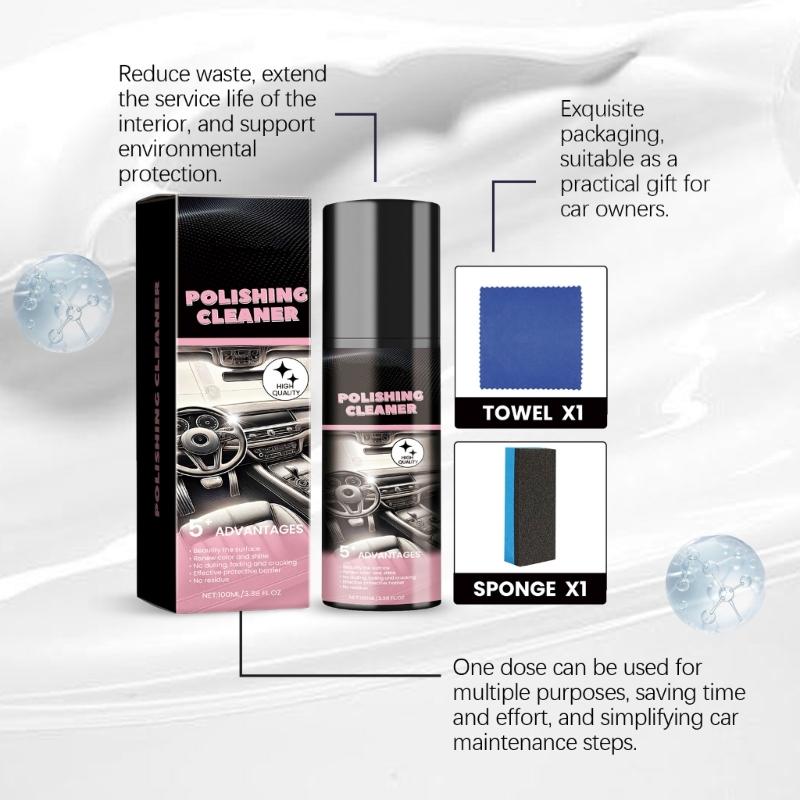Car Plastic Restorer Coating Agent Auto Plastic Rubber Exterior Repair Clean Refresh Restoration Agent