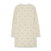 MLB New York Yankees Logo Print Floral Pattern Long Sleeve Dress Women dresses Off-White 3FOPM0334-50CRD