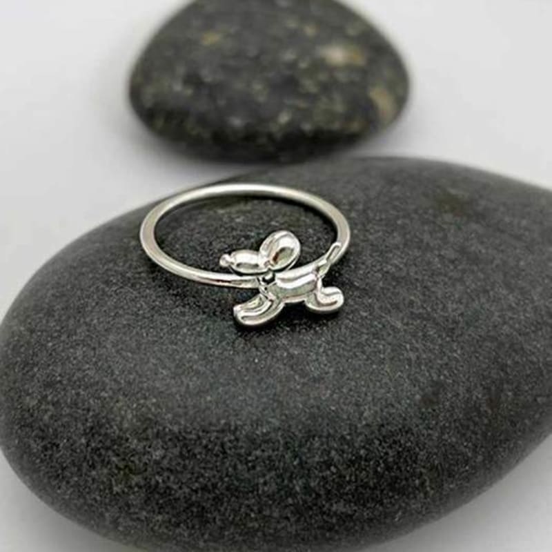 Ollia Balloon Puppy Silver 925 Ring