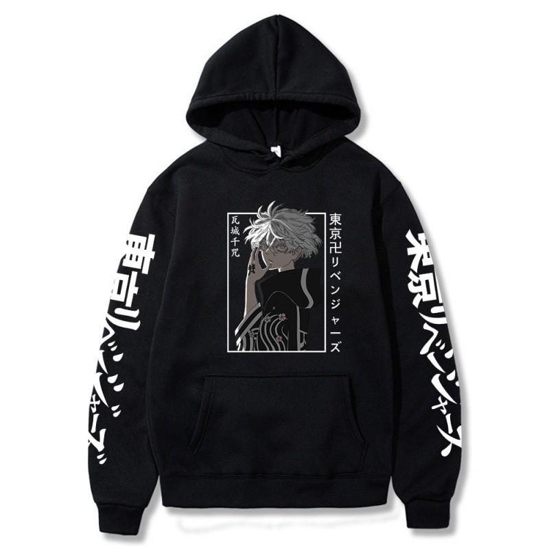 Anime Tokyo Revengers Takemichi Hanagaki Hoodie Sweatshirt Men Fall Casual Streetwear