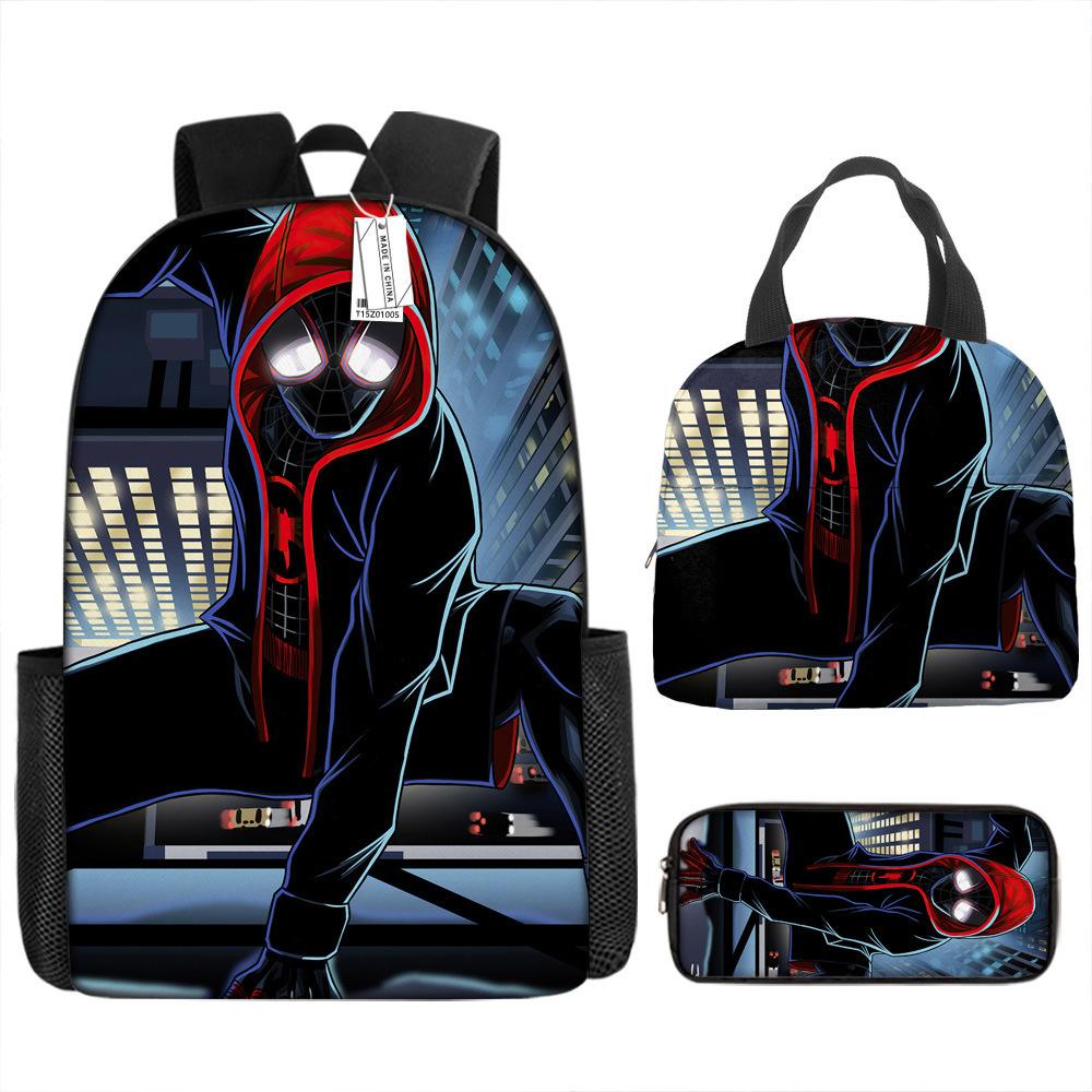 Backpack Elementary School Bag Children'S Lunch Bag Pencil Case Three-Piece Set