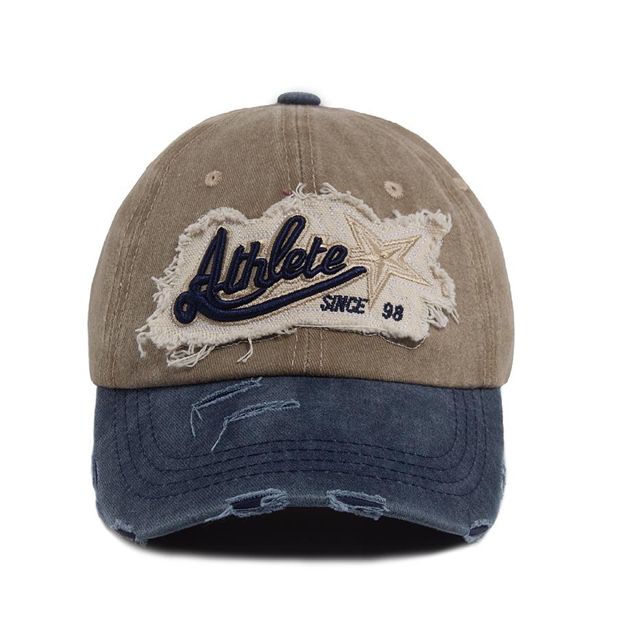 Patch Embroidery Baseball Cap Men Summer Patchwork Color Caps Women's Snapback Vintage Hip Hop Outdoor Sport Hat Visor Unisex