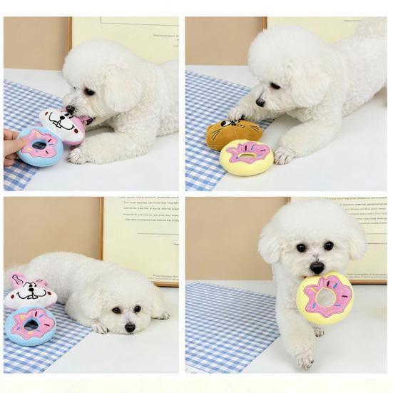 Squeaky Dog Chew Toy for Small Medium Large Dogs Soft Stuffed Cartoon