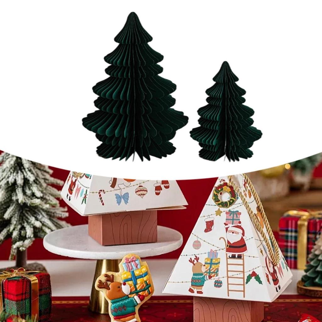 2 Stück Papier Weihnachtsbaumschmuck Dekoration Festival Geschenk Sammlerstück Ästhetisch