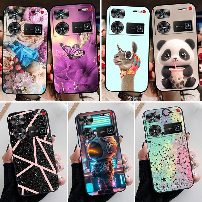 Case For nubia Z60 Ultra Black Matte Soft Silicon Phone For Nubia Z60 Ultra 5G NX721J Cover Coque Protective shell Z60Ultra