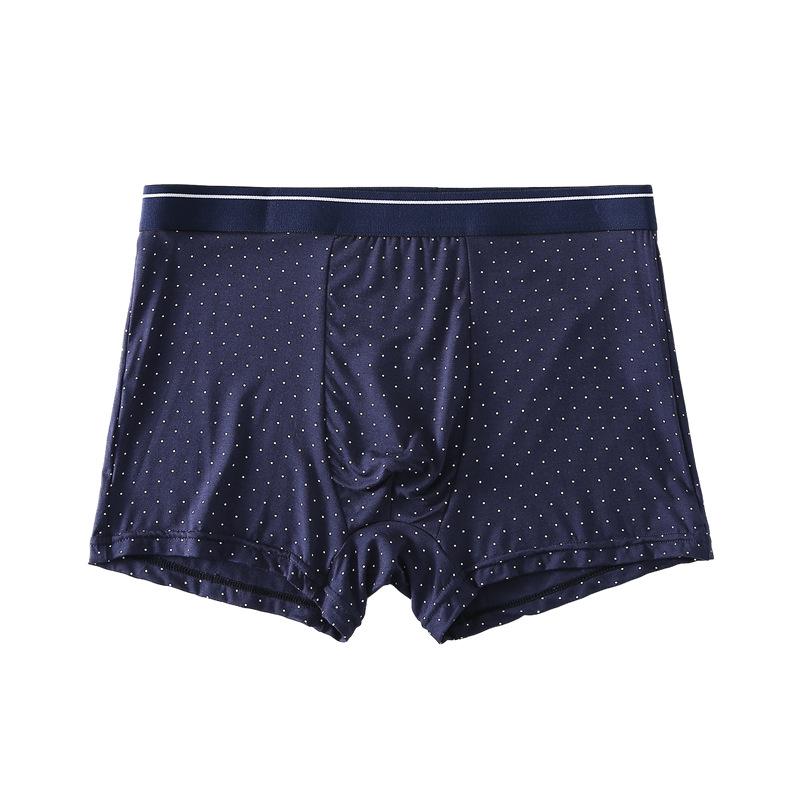 Men's Mid-Rise Pure Cotton Breathable Boxer Briefs - Youth Sports Trendy Style